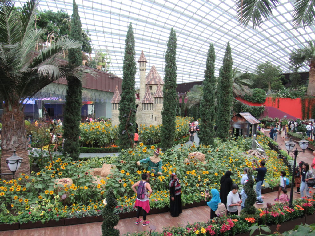 flower dome popular area of singapore