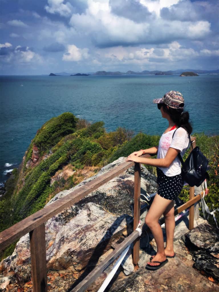 view point on Koh Kham island near pattaya