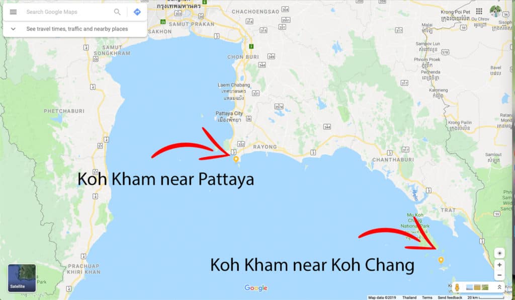 map of where koh kham is