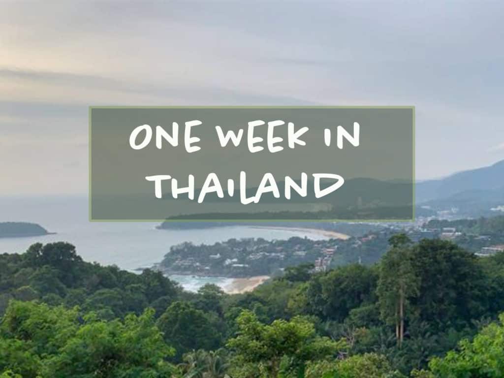 Thailand Itinerary 7 Days City and Island Destinations The Hidden