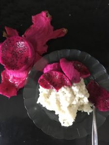 dragonfruit sticky rice
