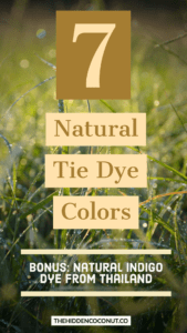 natural indigo dye from thailand