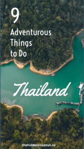 adventurous things to do thailand