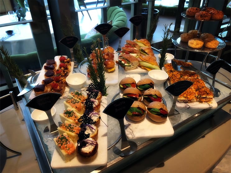 afternoon tea in Istanbul at the Mandarin Oriental, variety of sandwiches